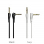 Аудио-кабель HOCO UPA14 AUX, 3.5 AUX - Jack 3,5, 1 м, черный