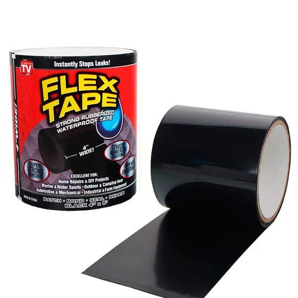 Универсальная водонепроницаемая клейкая лента Flex Tape 4"